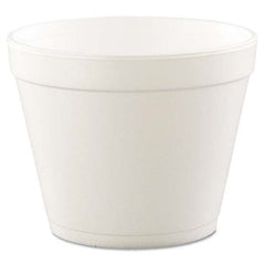 DART - Foam Containers, Foam, 24 oz, White, 25/Bag, 20 Bags/Carton - Eagle Tool & Supply