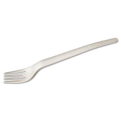 ECO PRODUCTS - Plantware Renewable & Compostable Fork - 6", 50/PK, 20 PK/CT - Eagle Tool & Supply