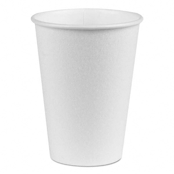 Dixie - PerfecTouch Hot/Cold Cups, 12 oz, White, 50/Bag, 20 Bags/Carton - Eagle Tool & Supply