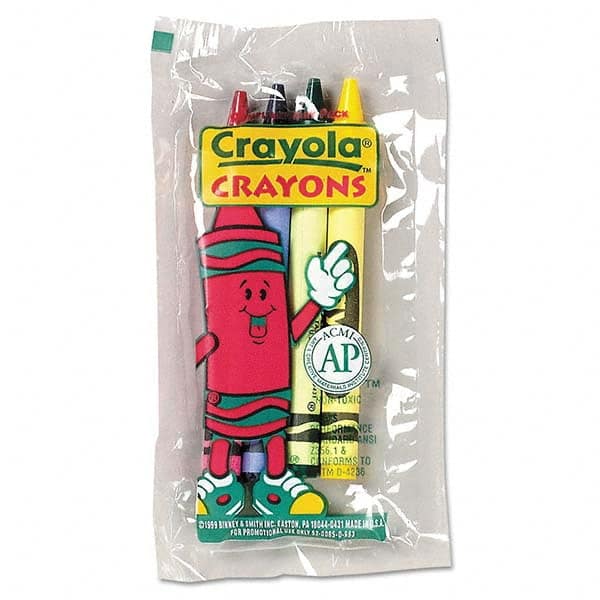 Crayola - Markers & Paintsticks Type: All Purpose Wax Crayon Color: Blue; Green; Red; Yellow - Eagle Tool & Supply