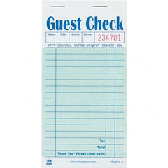 Royal Paper - Note Pads, Writing Pads & Notebooks Writing Pads & Notebook Type: Guest Book Size: 3-1/2 x 6-45/64 - Eagle Tool & Supply