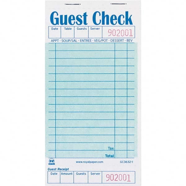 Royal Paper - Note Pads, Writing Pads & Notebooks Writing Pads & Notebook Type: Guest Book Size: 11 x 8-1/2 - Eagle Tool & Supply