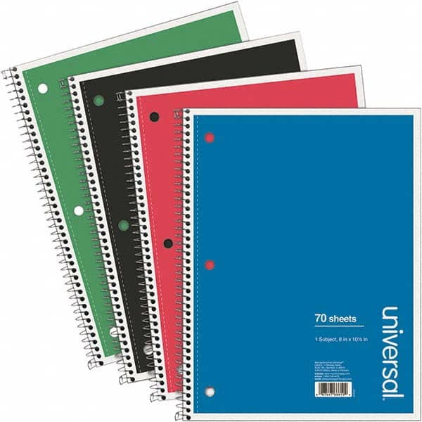 UNIVERSAL - Note Pads, Writing Pads & Notebooks Writing Pads & Notebook Type: Notebook Size: 10-1/2 x 8 - Eagle Tool & Supply