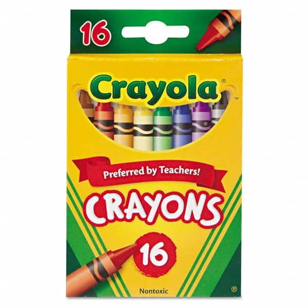 Crayola - Markers & Paintsticks Type: All Purpose Wax Crayon Color: Assorted - Eagle Tool & Supply