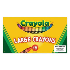 Crayola - Markers & Paintsticks Type: All Purpose Wax Crayon Color: Assorted - Eagle Tool & Supply