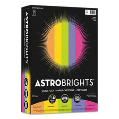 Astrobrights - Office Machine Supplies & Accessories Office Machine/Equipment Accessory Type: Card Stock For Use With: Copiers; Inkjet Printers; Laser Printers - Eagle Tool & Supply