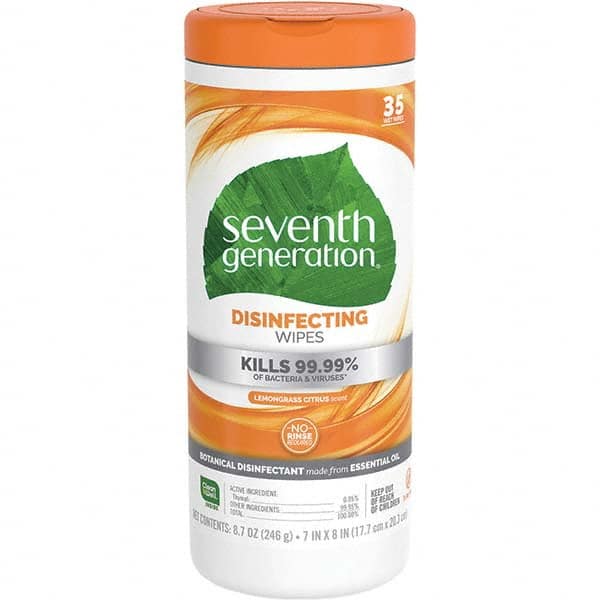 Seventh Generation - Pre-Moistened Disinfecting Wipes - Eagle Tool & Supply