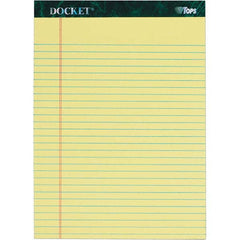 TOPS - Note Pads, Writing Pads & Notebooks Writing Pads & Notebook Type: Writing Pad Size: 8-1/2 x 11-3/4 - Eagle Tool & Supply