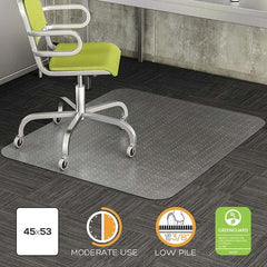 Deflect-o - Chair Mats Style: Beveled Edge Shape: Rectangular - Eagle Tool & Supply