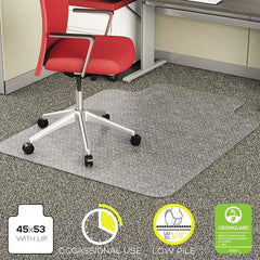 Deflect-o - Chair Mats Style: Straight Edge Shape: Rectangular - Eagle Tool & Supply