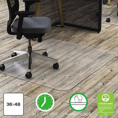 Deflect-o - Chair Mats Style: Straight Edge Shape: Rectangular - Eagle Tool & Supply