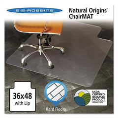 ES Robbins - Chair Mats Style: Straight Edge Shape: Rectangular - Eagle Tool & Supply