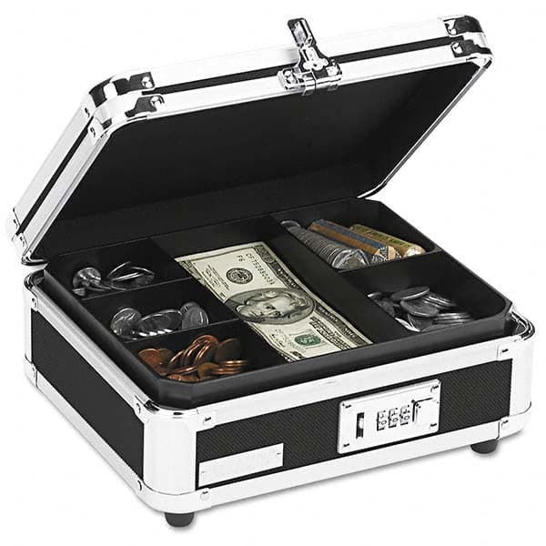 Vaultz - Compartment Storage Boxes & Bins Type: Cash Box Number of Compartments: 1.000 - Eagle Tool & Supply