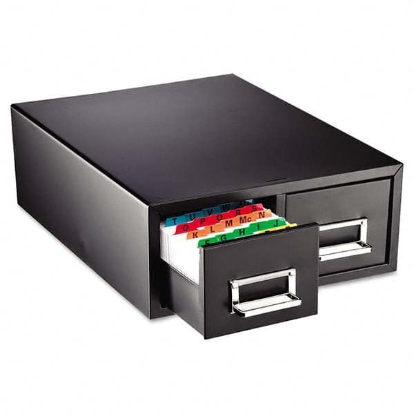 SteelMaster - Compartment Storage Boxes & Bins Type: Index Card Cabinet w/Pull Drawer Number of Compartments: 1.000 - Eagle Tool & Supply