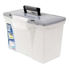 Storex - Compartment Storage Boxes & Bins Type: File Boxes-Portable Number of Compartments: 1.000 - Eagle Tool & Supply