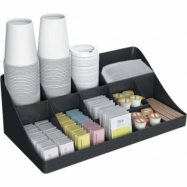 Mind Reader - Condiments & Dispensers Breakroom Accessory Type: Condiment Dispenser Breakroom Accessory Description: 11-Compartment Coffee Condiment Organizer - Eagle Tool & Supply