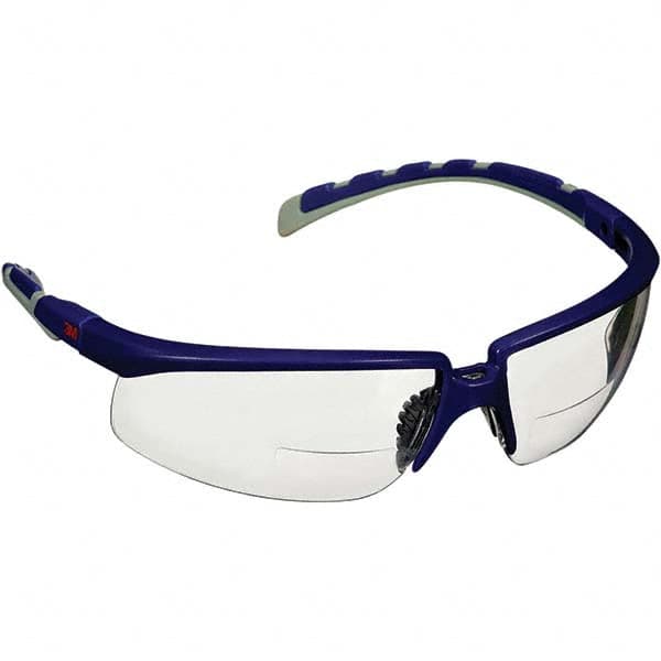 3M - Magnifying Safety Glasses Diopter Lens: +2.5 Lens Coating: Anti-Fog; Scratch Resistant - Eagle Tool & Supply