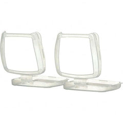 3M - Half & Full Facepiece Retainers, Covers & Adapters Type: Filter Retainer Color: Clear - Eagle Tool & Supply