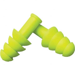 Cordova - 100 1-Pack Pairs Reusable Uncorded 27 dB Flanged Earplugs - Eagle Tool & Supply