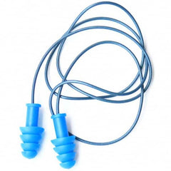 Cordova - 100 1-Pack Pairs Reusable Corded 27 dB Flanged Earplugs - Eagle Tool & Supply