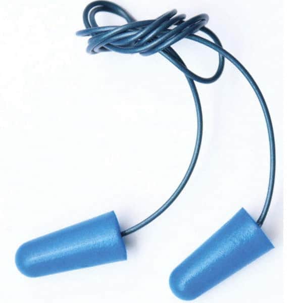 Cordova - 100 1-Pack Pairs Disposable Corded 32 dB Cone Shaped Earplugs - Eagle Tool & Supply