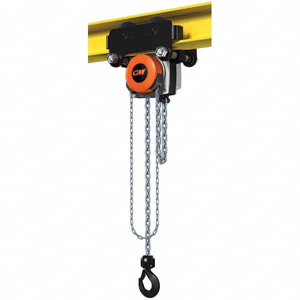 CM - 6,614 Lb Capacity, 30' Lift Height, Manual Chain Hoist - Eagle Tool & Supply