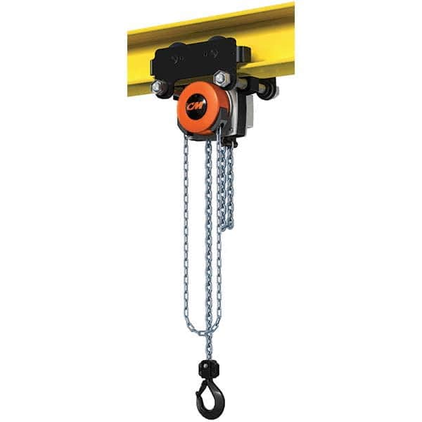 CM - 4,409 Lb Capacity, 15' Lift Height, Manual Chain Hoist - Eagle Tool & Supply