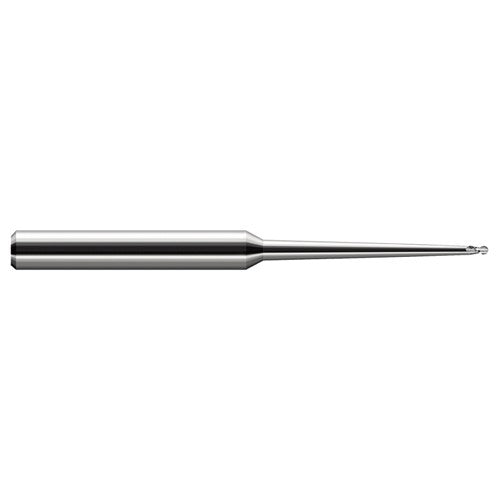 5/32″ Dia. × 1/4″ Shank × 15/64″ DOC × 4″ OAL, Carbide Uncoated, 2 Flute, Ballnose End Mill