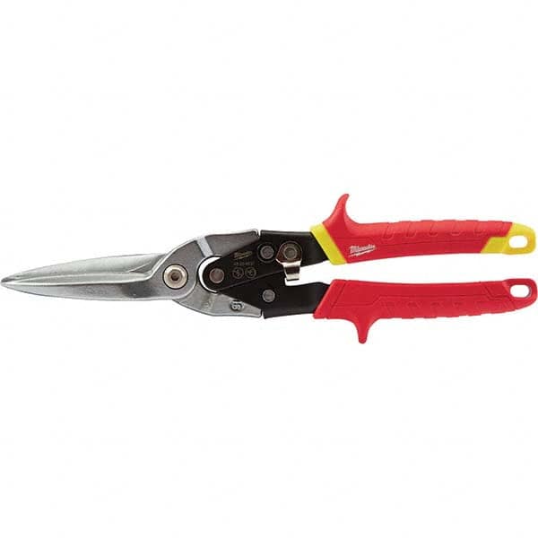 Milwaukee Tool - Snips Snip Type: Aviation Snip Cut Direction: Straight - Eagle Tool & Supply