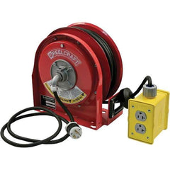Reelcraft - Cord & Cable Reels End Type: Quad Outlet Cable Length (Feet): 30 - Eagle Tool & Supply