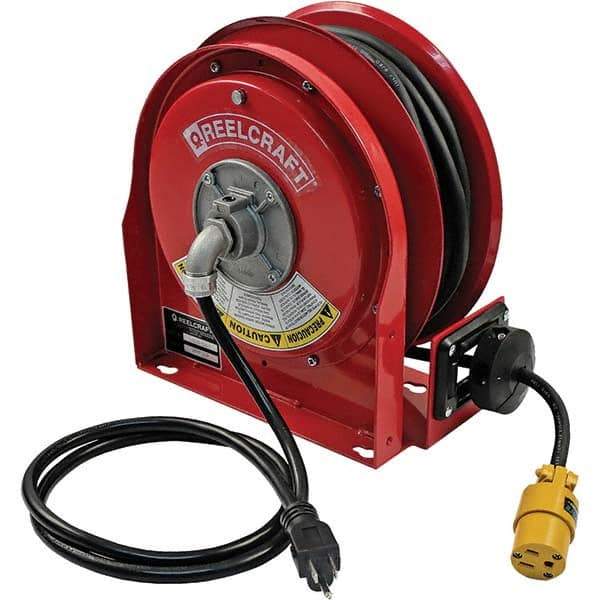 Reelcraft - Cord & Cable Reels End Type: Single Outlet Cable Length (Feet): 30 - Eagle Tool & Supply
