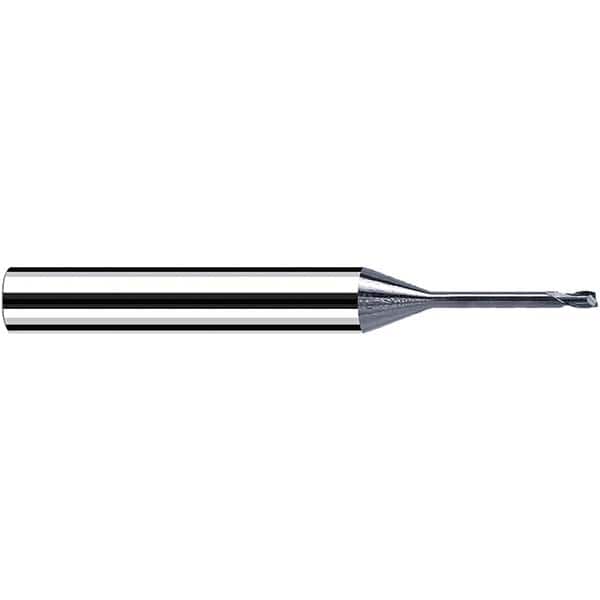 Fraisa - 3mm Diam 2 Flute Solid Carbide 0.5mm Corner Radius End Mill - Eagle Tool & Supply