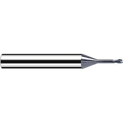 Fraisa - 1mm Diam 2 Flute Solid Carbide 0.2mm Corner Radius End Mill - Eagle Tool & Supply