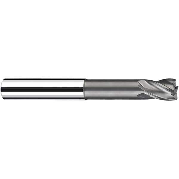 Fraisa - 12mm Diam 4 Flute Solid Carbide 1mm Corner Radius End Mill - Eagle Tool & Supply