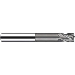 Fraisa - 4mm Diam 4 Flute Solid Carbide 0.2mm Corner Radius End Mill - Eagle Tool & Supply
