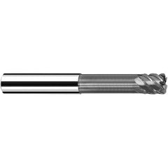 Fraisa - 8mm Diam 6 Flute Solid Carbide 0.5mm Corner Radius End Mill - Eagle Tool & Supply