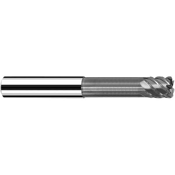 Fraisa - 8mm Diam 6 Flute Solid Carbide 1mm Corner Radius End Mill - Eagle Tool & Supply