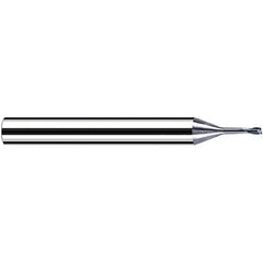 Fraisa - 2mm Diam 2 Flute Solid Carbide 0.2mm Corner Radius End Mill - Eagle Tool & Supply