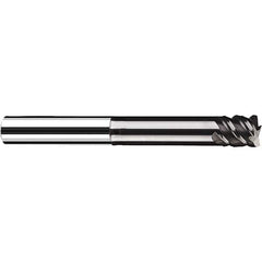 Fraisa - 3/8" Diam 6 Flute Solid Carbide 0.02" Corner Radius End Mill - Eagle Tool & Supply