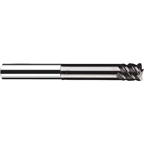 Fraisa - 3/8" Diam 4 Flute Solid Carbide 0.03" Corner Radius End Mill - Eagle Tool & Supply