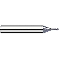 Fraisa - 2mm Diam 4 Flute Solid Carbide 0.2mm Corner Radius End Mill - Eagle Tool & Supply