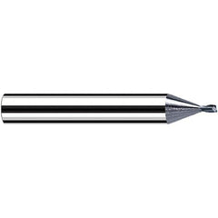 Fraisa - 2mm Diam 2 Flute Solid Carbide 0.3mm Corner Radius End Mill - Eagle Tool & Supply