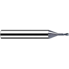 Fraisa - 0.8mm Diam 2 Flute Solid Carbide 0.1mm Corner Radius End Mill - Eagle Tool & Supply