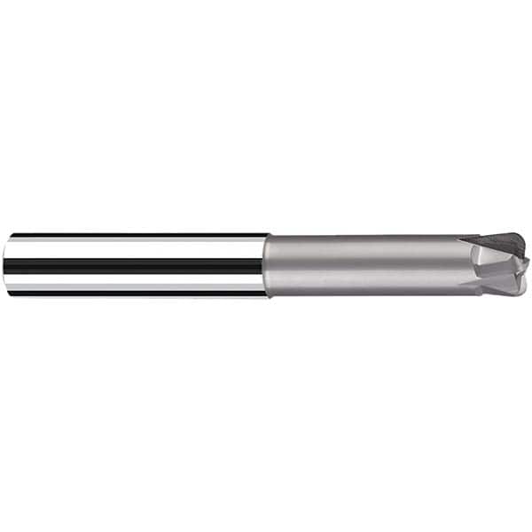Fraisa - 8mm Diam Solid Carbide Single End 4 Flute High-Feed End Mill - Eagle Tool & Supply