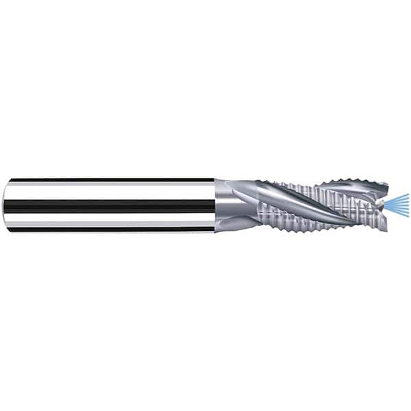 Fraisa - 8mm Diam, 18mm LOC, 3 Flute Solid Carbide Roughing Square End Mill - Eagle Tool & Supply