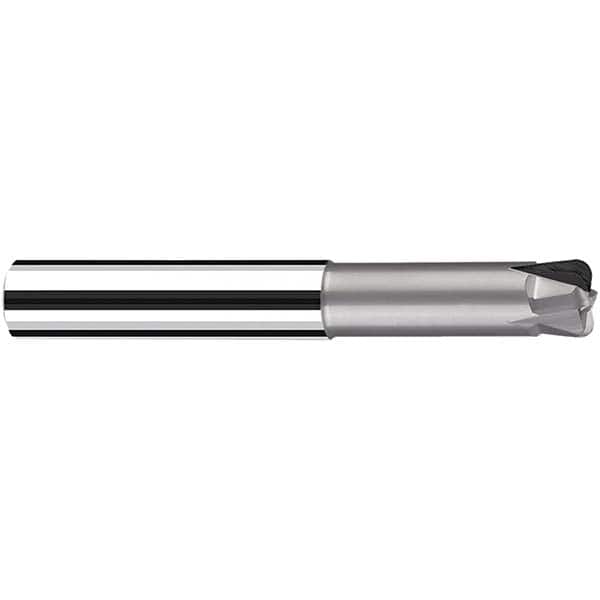 Fraisa - 12mm Diam Solid Carbide Single End 4 Flute High-Feed End Mill - Eagle Tool & Supply