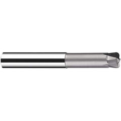 Fraisa - 12mm Diam Solid Carbide Single End 4 Flute High-Feed End Mill - Eagle Tool & Supply