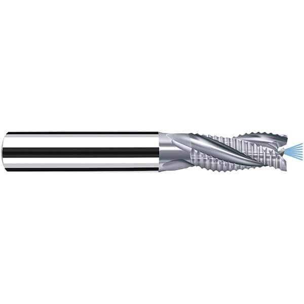 Fraisa - 8mm Diam, 18mm LOC, 3 Flute Solid Carbide Roughing Square End Mill - Eagle Tool & Supply