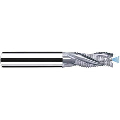 Fraisa - 8mm Diam, 18mm LOC, 3 Flute Solid Carbide Roughing Square End Mill - Eagle Tool & Supply