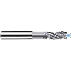 Fraisa - 8mm Diam, 18mm LOC, 3 Flute Solid Carbide Roughing Square End Mill - Eagle Tool & Supply